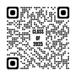 A Q.R. code for mobile devices to access this page. Class of 2025 Senior Info.